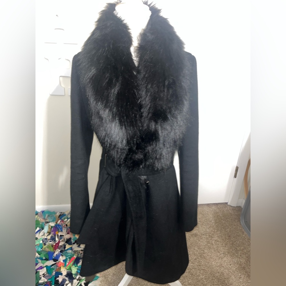 Calvin Klein Black wrap jacket